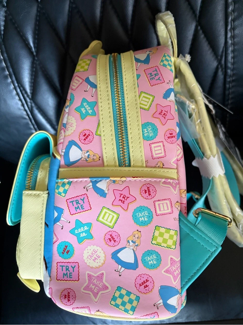 Loungefly Disney Alice in Wonderland Cookies Mini Backpack Cookie Scented